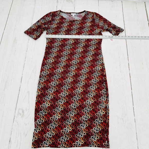 LulaRoe Julia T-Shirt Dress Size M  Short Sleeves Casual - Picture 6 of 9